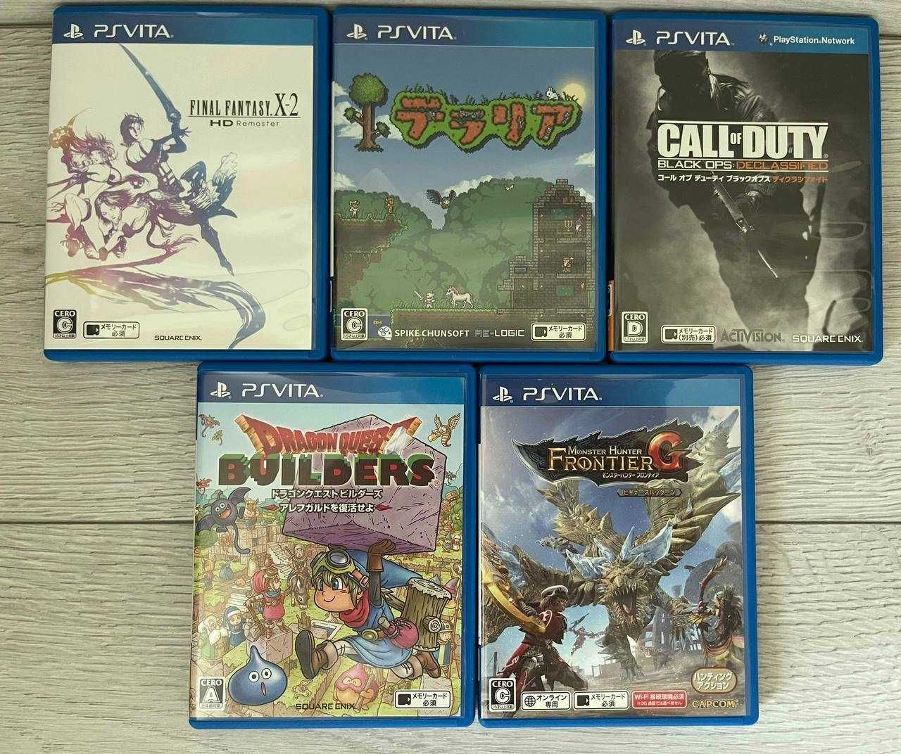 Sony PS vita Ігри Ліцензія terraria, Final Fantasy x-2, Black Ops і тд