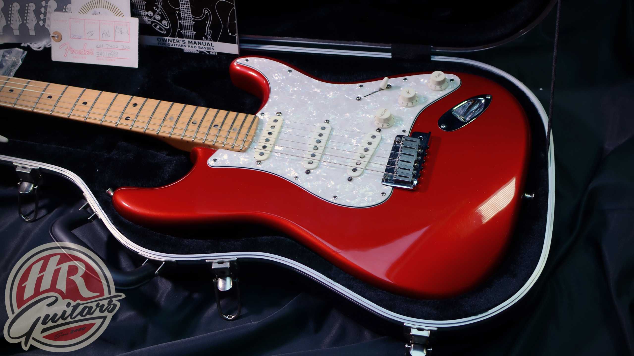 FENDER AMERICAN SERIES Stratocaster Chrome Red, 2004, USA, gitara