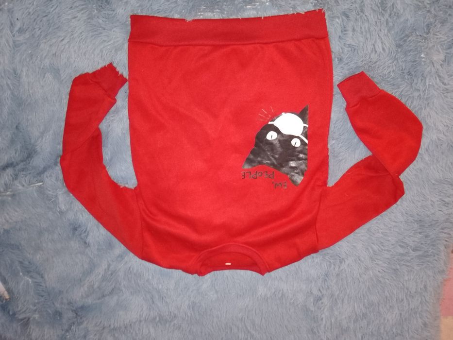 Толстовка кофта свитшот женский теплый кот