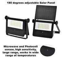 Led 7w sensor painel solar