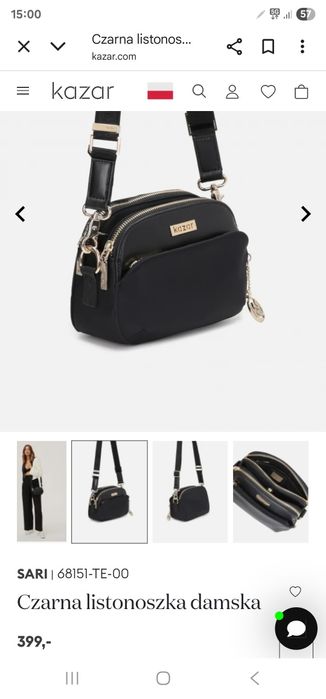 Kazar listonoszka damska jak Nowa.