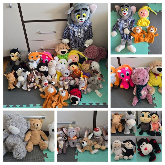 Duży 120 l worek maskotek