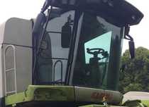 Claas Lexion kabina, szyba