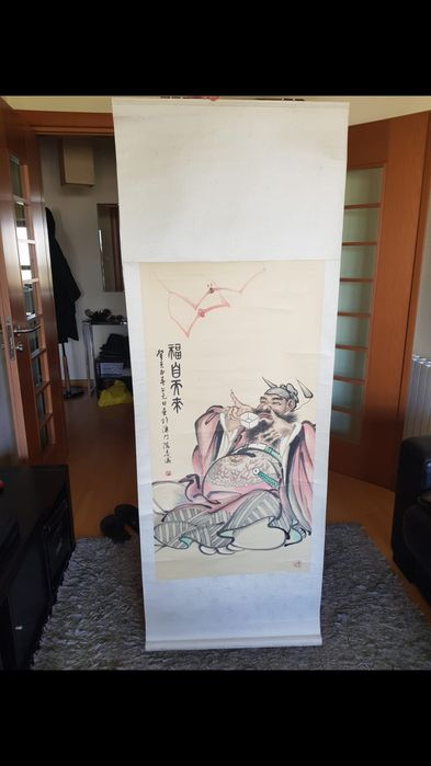 Pintura Buda chinês de autor contemporâneo de Macau