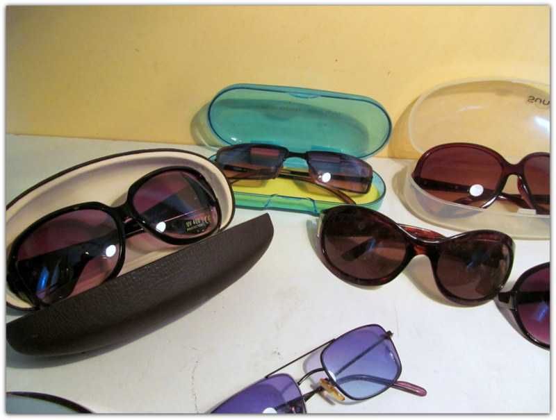 Okulary przeciwsłoneczne Kolekcja pakiet 17 sztuk używane
