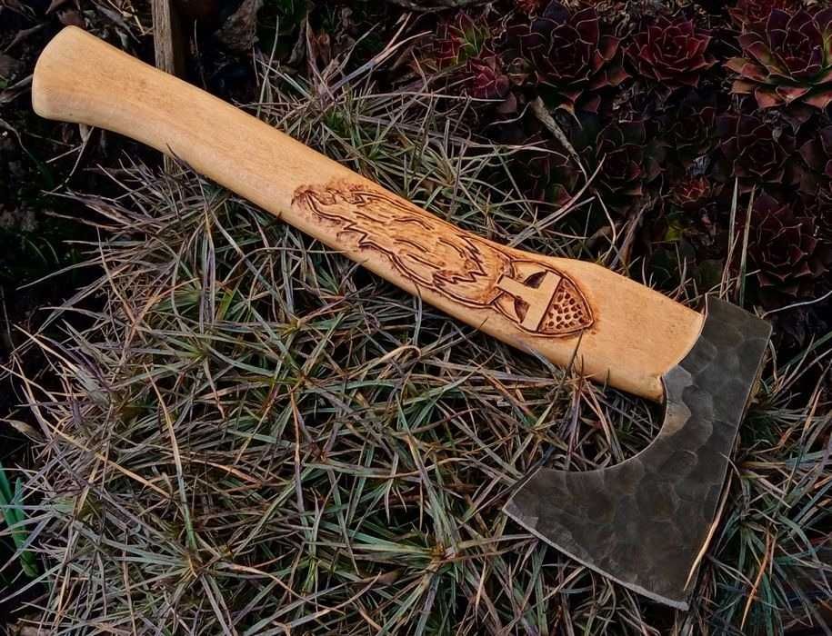 Siekiera "Viking" Tomahawk Bushcraft Ręcznie Robiona