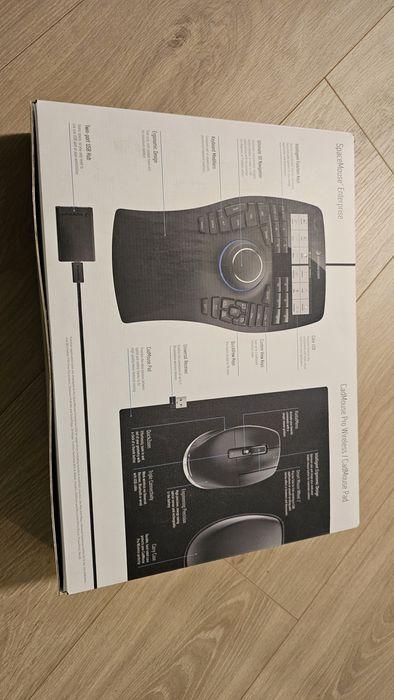 Nowy Zestaw 3Dconnexion SpaceMouse Enterprise Kit 2 Manipulator