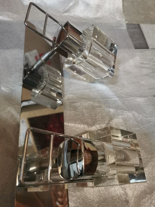 Kinkiet dwa kryształki