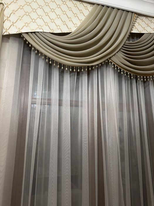 Штори з лабрекенами