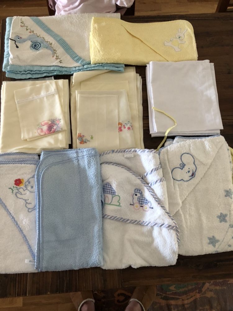 Lote de toalhas e lencois Crianca