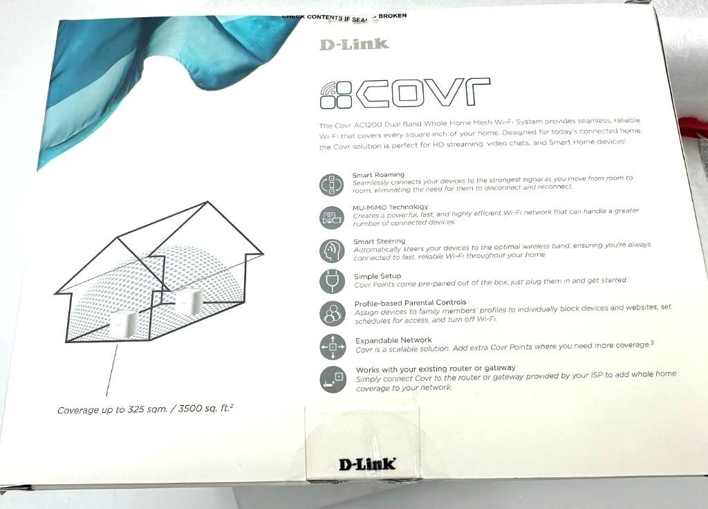 Router D-LINK COVR-1102 wifi mesh punkt dostępowy  Access point