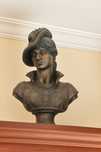 Busto decorativo feminino
