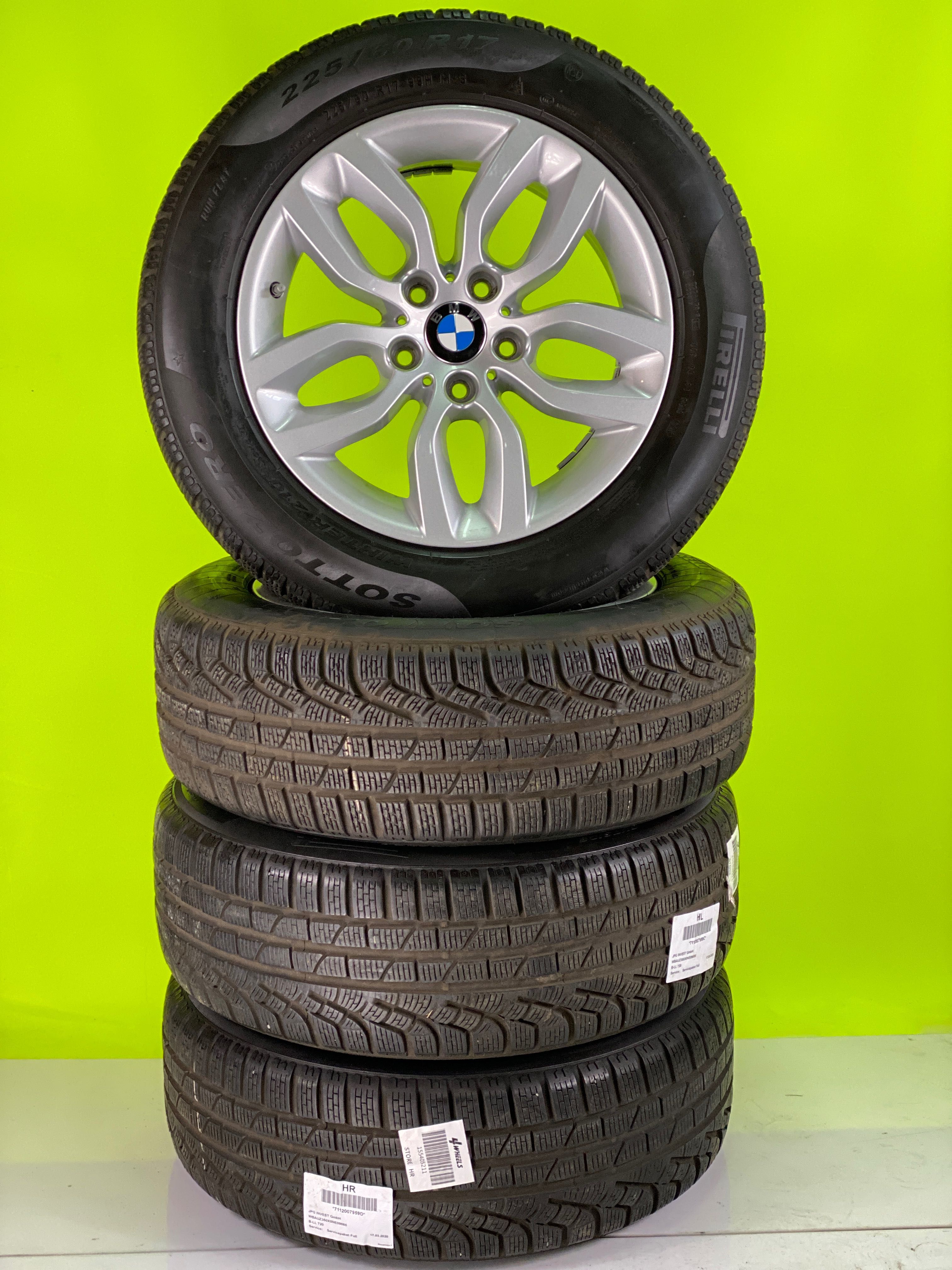 Oryginale Koła BMW Seria X3, X4 Model F25 Y Spoke 305 225/60 R17 Nr72