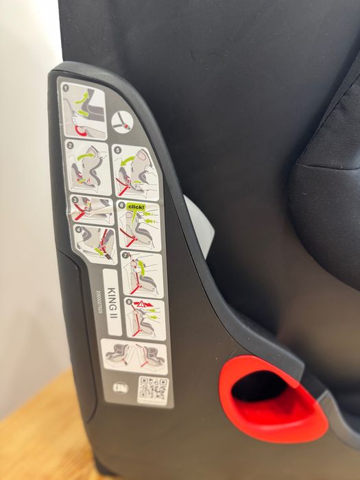 Fotelik samochodowy Britax Römer King II – stan idealny