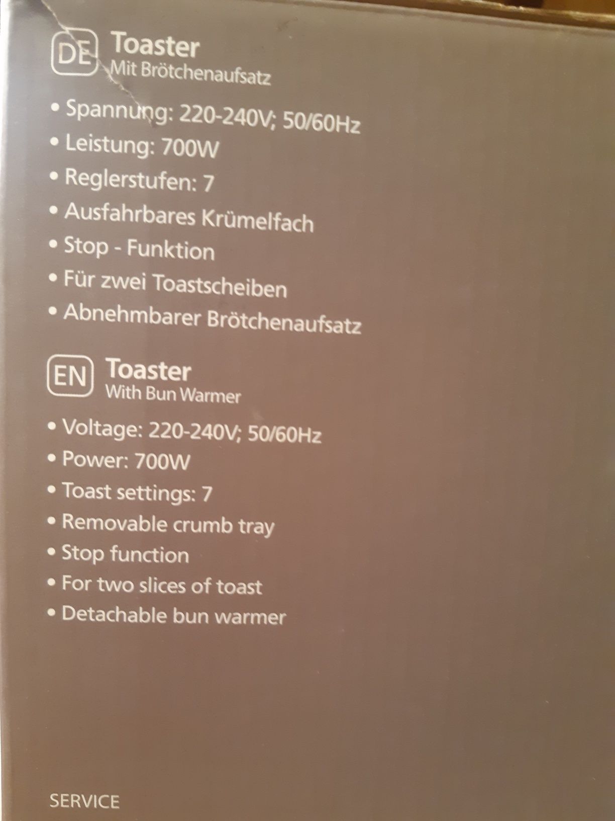 TOSTER Na Tosty Do Grzanek Chrupiący Chleb IMPOLIO Classic