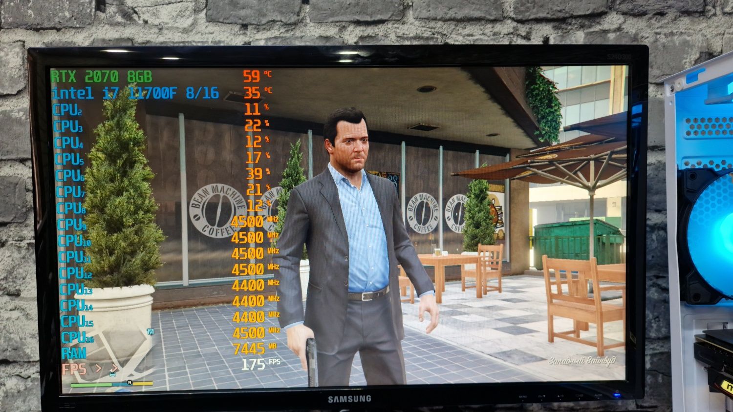 I7 11700 rtx2070 Мощный пк Stalker2 Cs2 GtaV Dota2 Rust Pubg