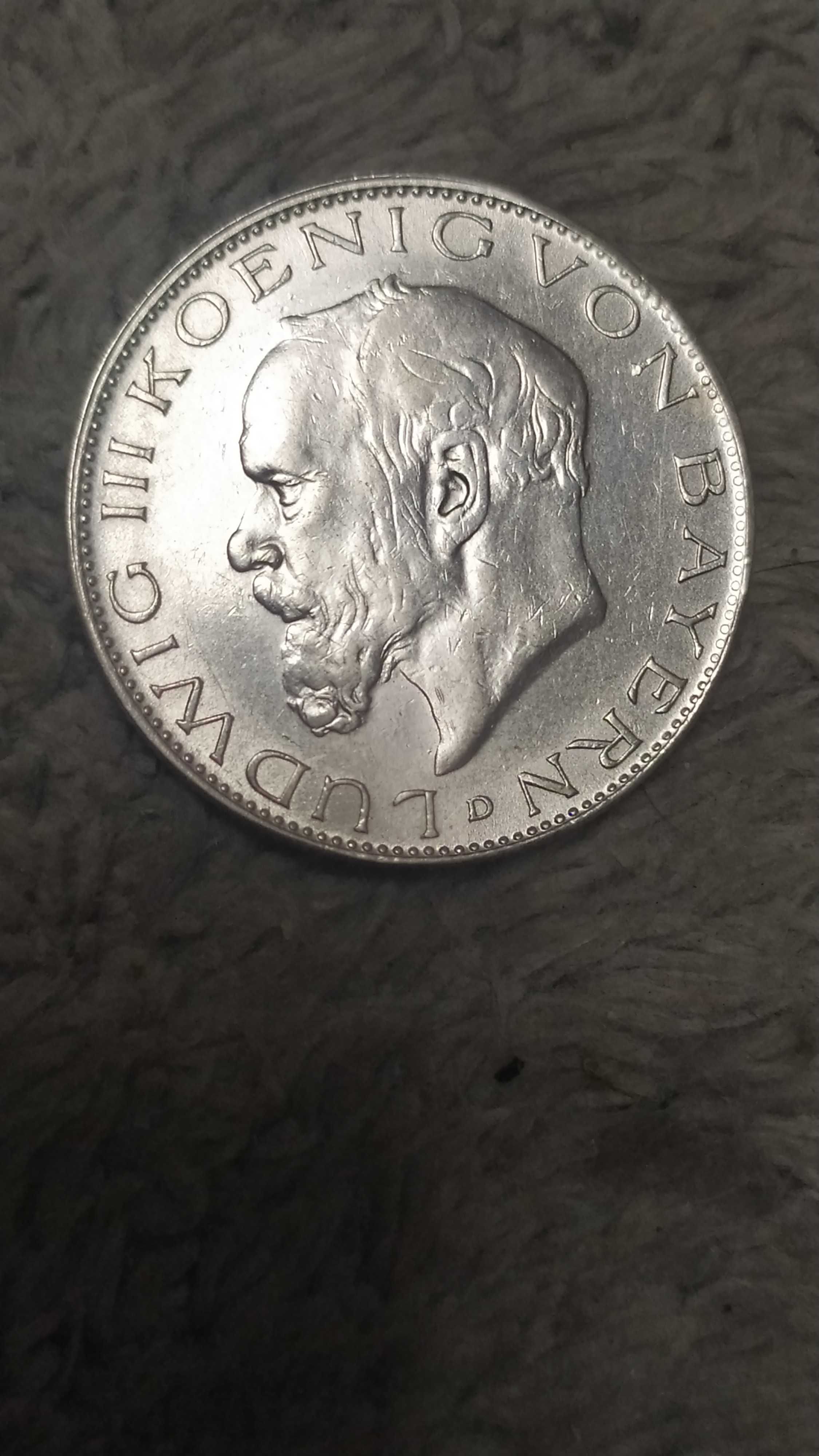 Cesarstwo Niemieckie 2 marki 1914 r (rzadka)