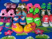 Пінетки, носочки, шкарпетки для дітей в'язані від місяця і до  2  рокі