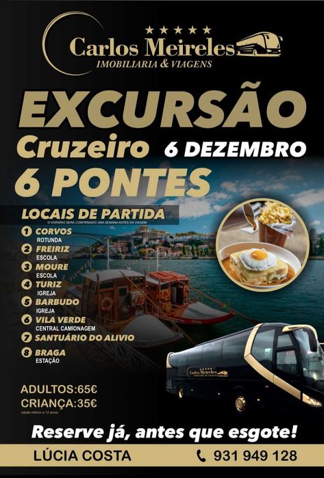 cruzeiro 6 Pontes no Douro