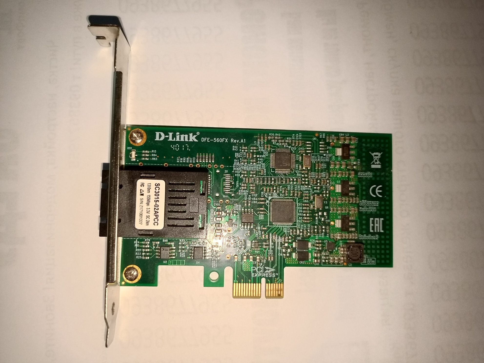 Сетевая карта PCI Express SC 2.5 Гбит/с D-Link DFE-560FX