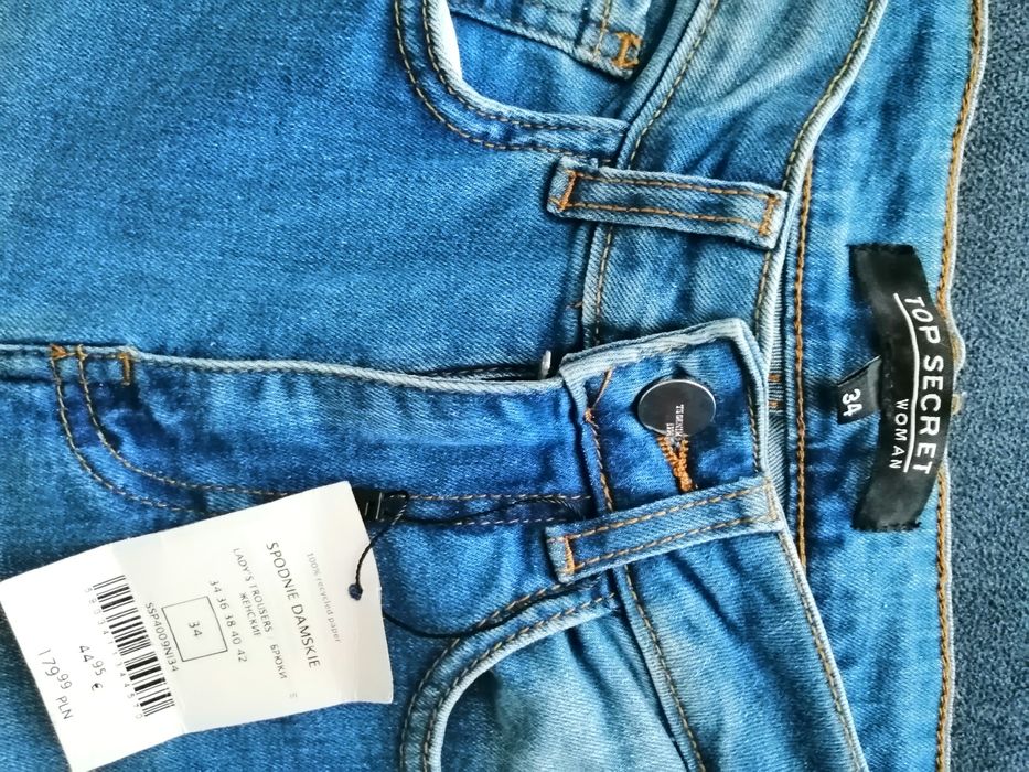Spodnie jeans 34 Nowe