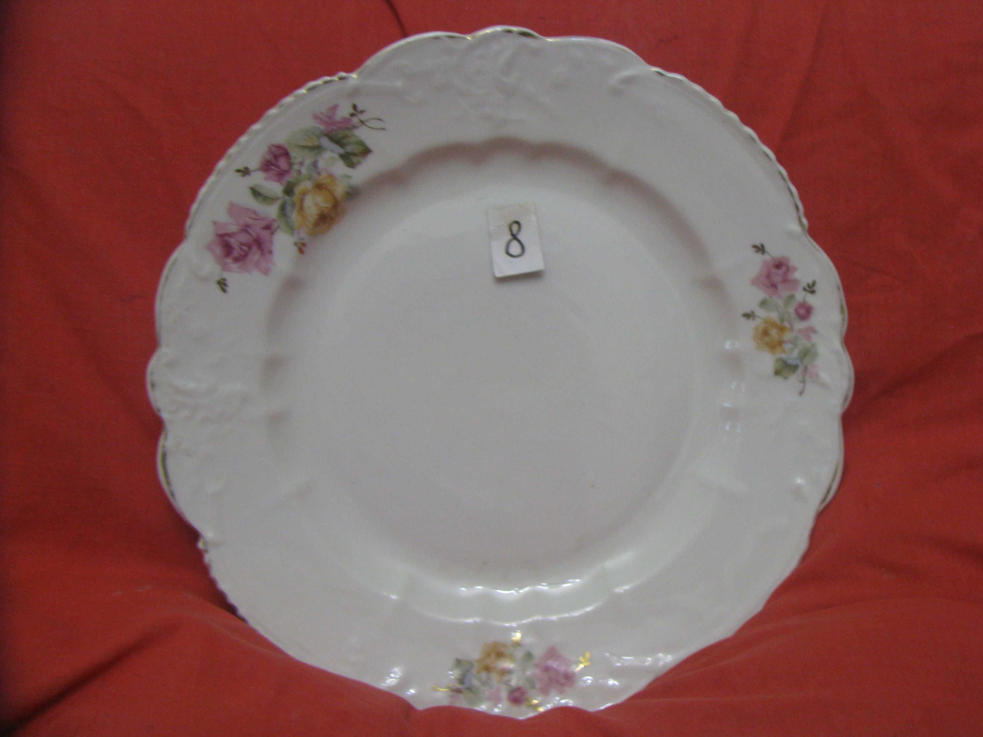 Антикварная тарелка 19  -  20 век. - фарфор,керамика.