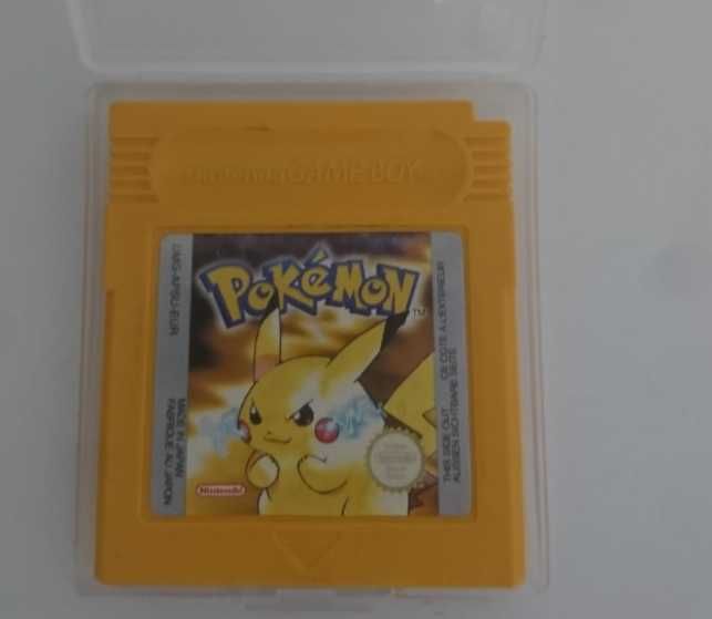 Jogo antigo vintage Pokemon para GameBoy - Edição Pikachu