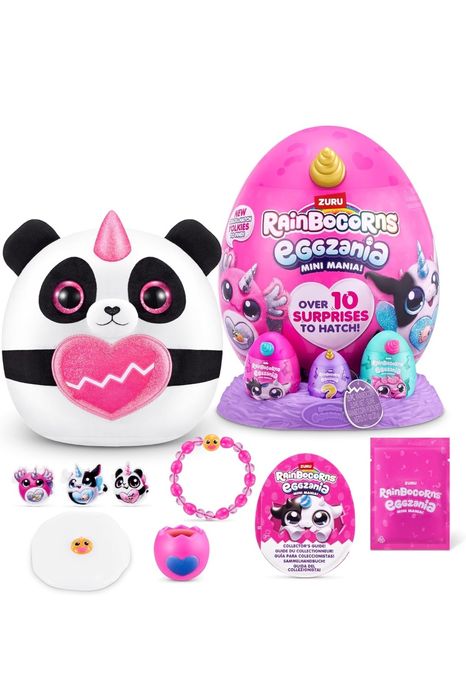 М'яка іграшка rainbocorns eggzania panda рейнбокорнс панда