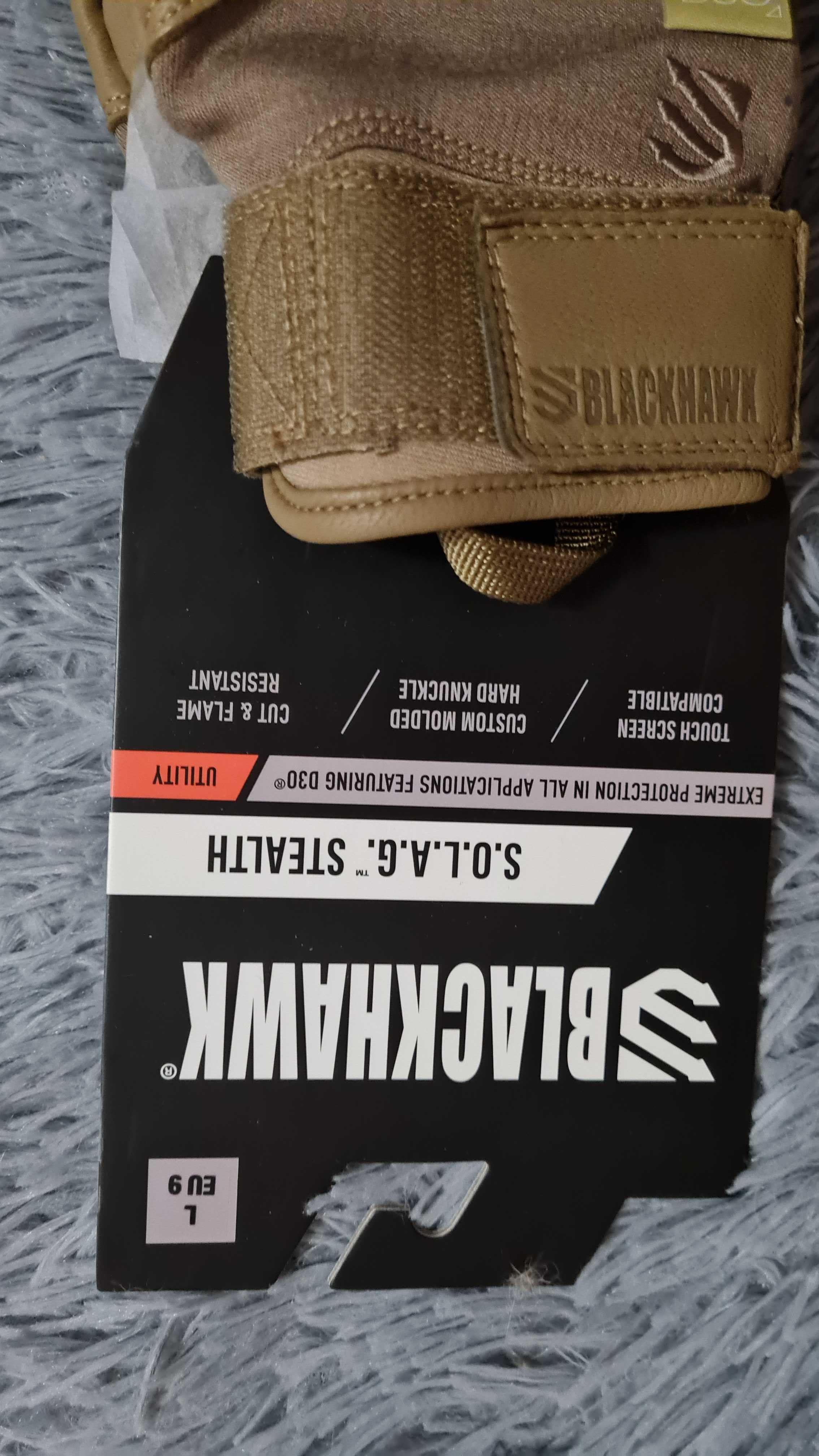 Перчатки тактические военные Blackhawk SOLAG STEALTH GLOVES НОВЫЕ ориг