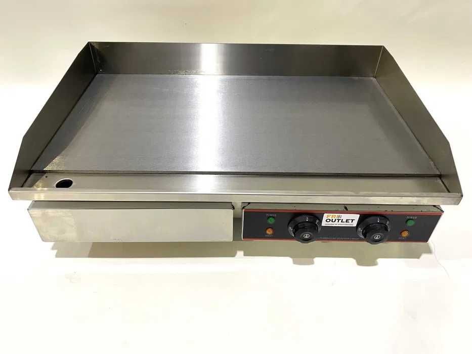 Chapa Elétrica 75cm Lisa + Ranhurada - NOVO