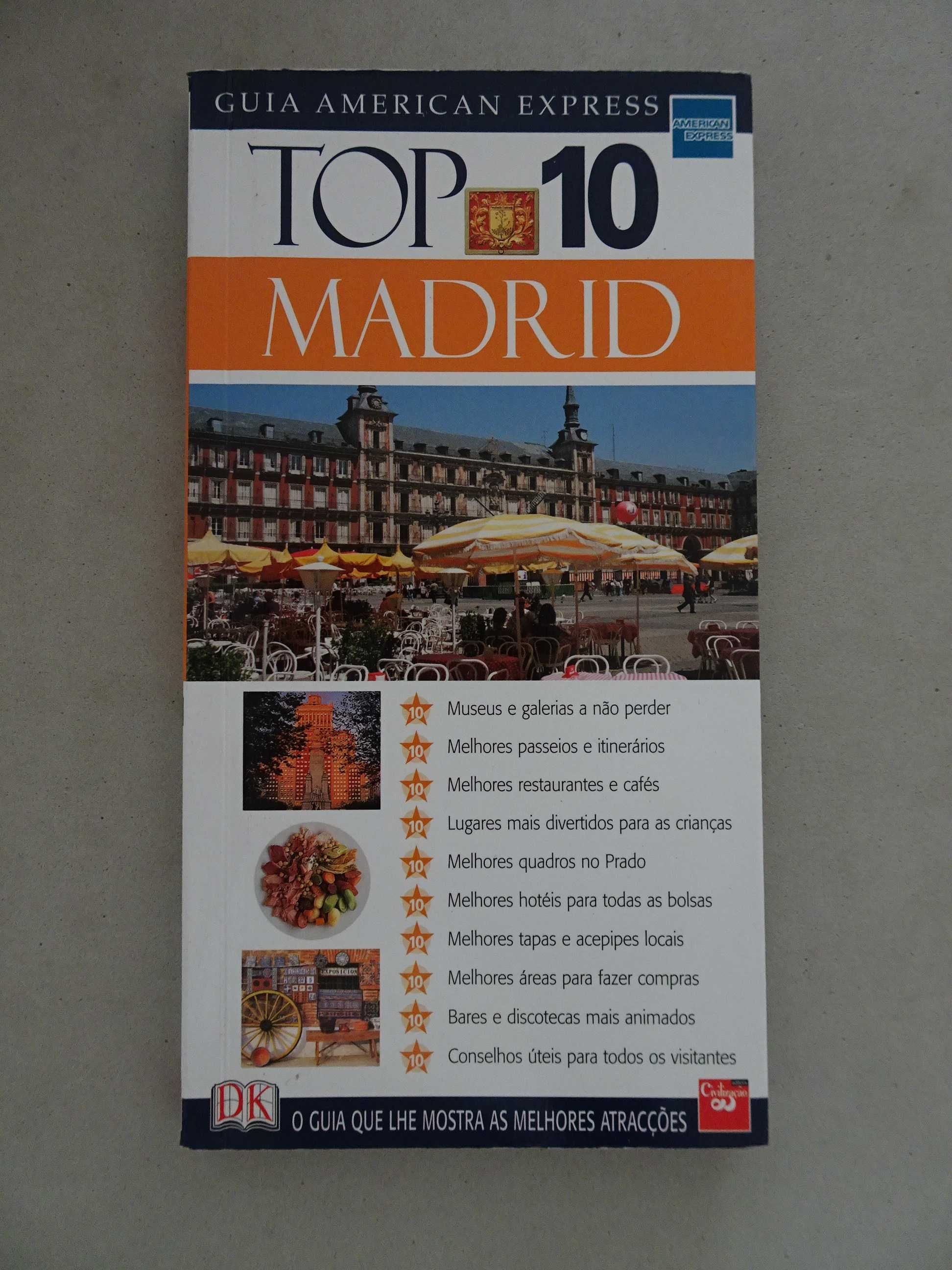 Livro Guia de Viagem - American Expess Top 10 Madrid