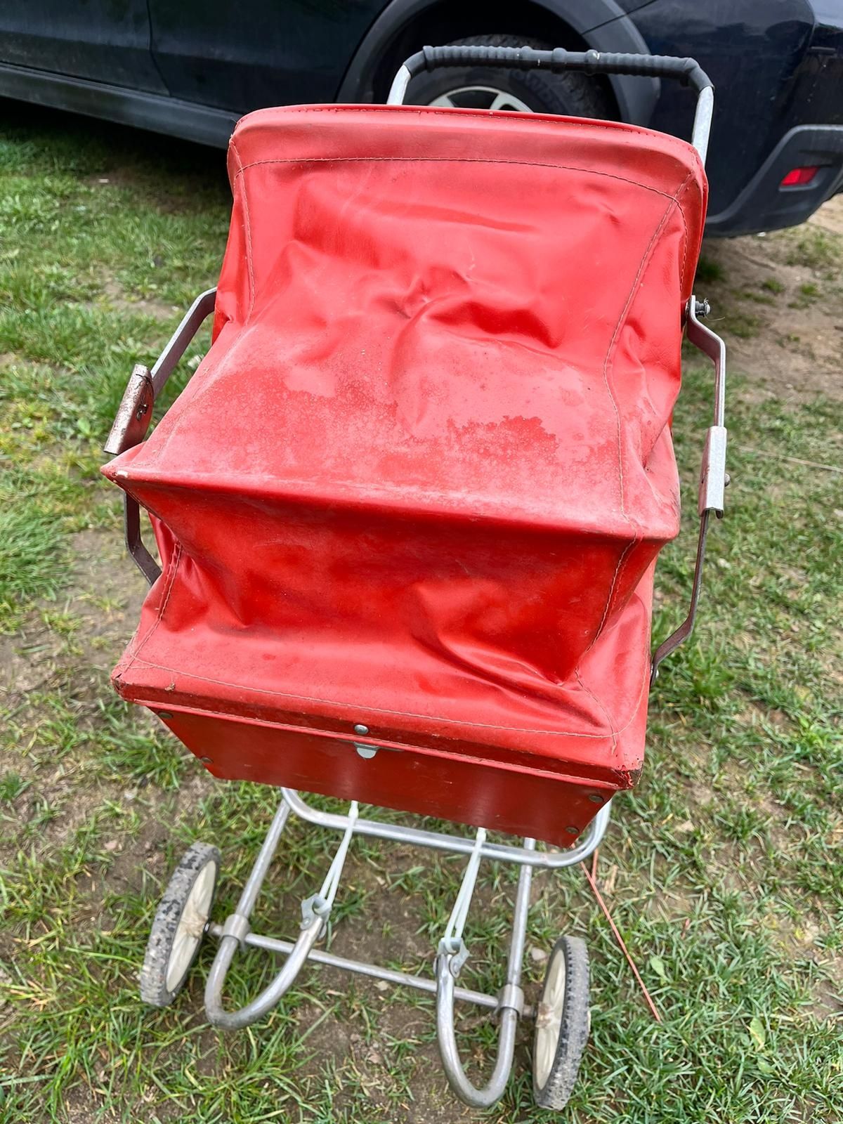 Stary wózek dla lalek PRL