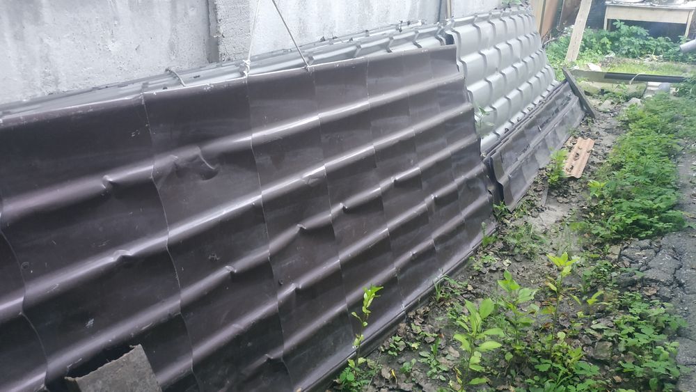 Металлопрофиль/металлочерепица 1300 Х 3000 мм по 600 грн