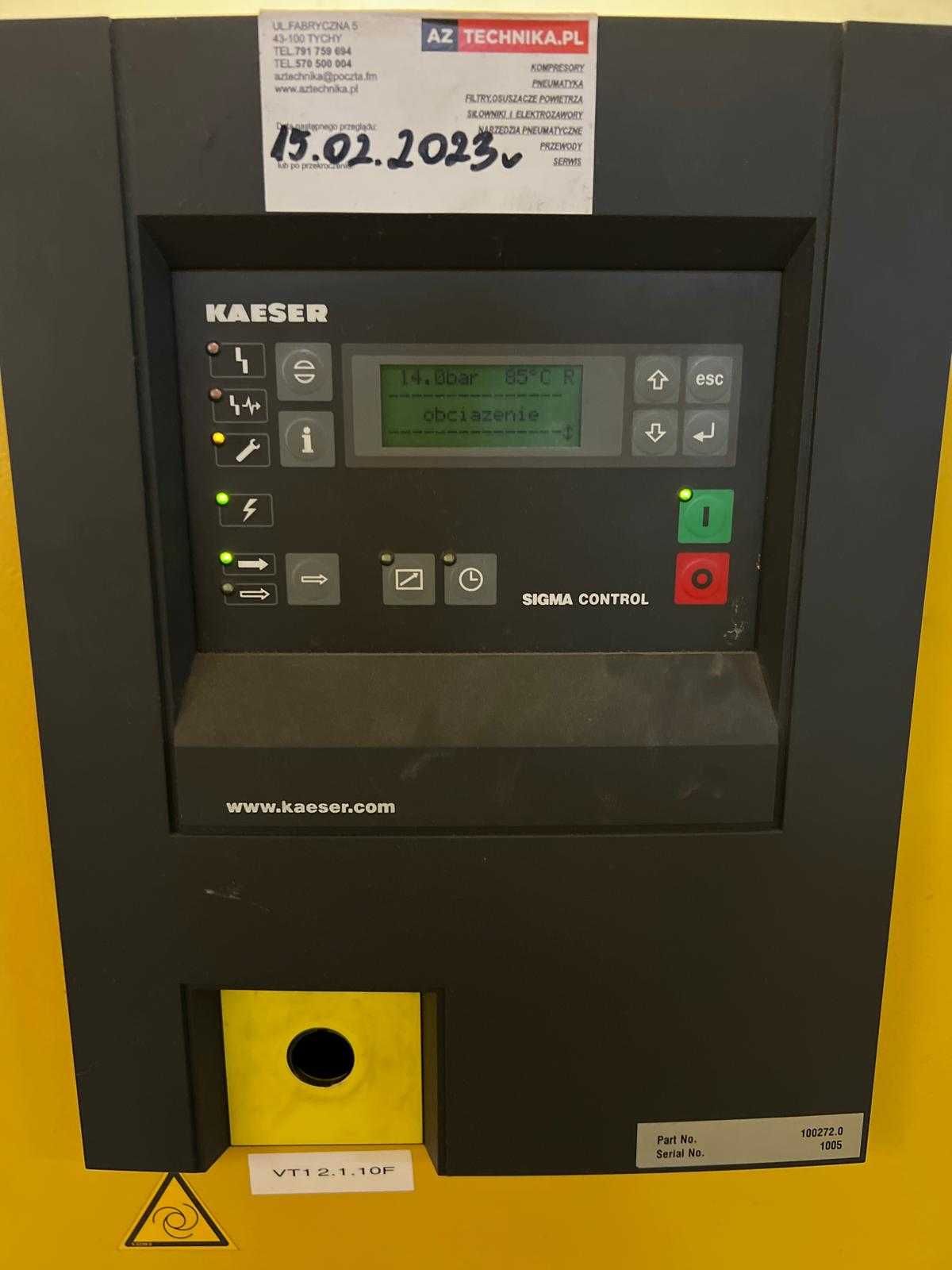 Kompresor śrubowy KAESER BSD62 Jak Nowy - 15 BAR 60A 30kW
