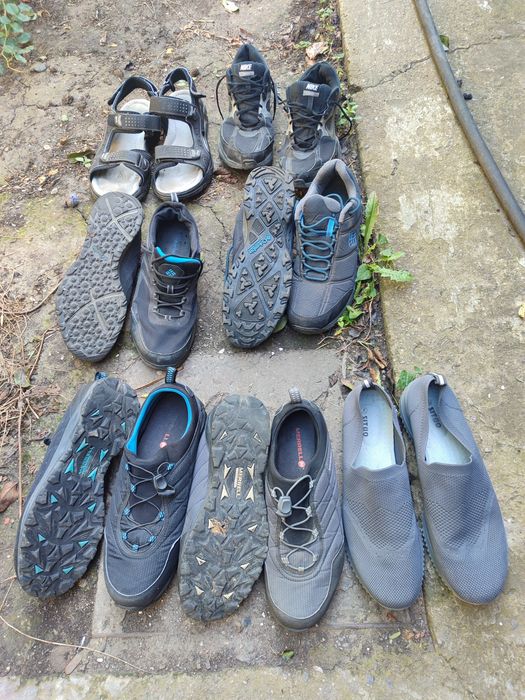 Взуття 48-50 розмір.32-33 см.850 грн.COLUMBIA,MERRELL,NIKE