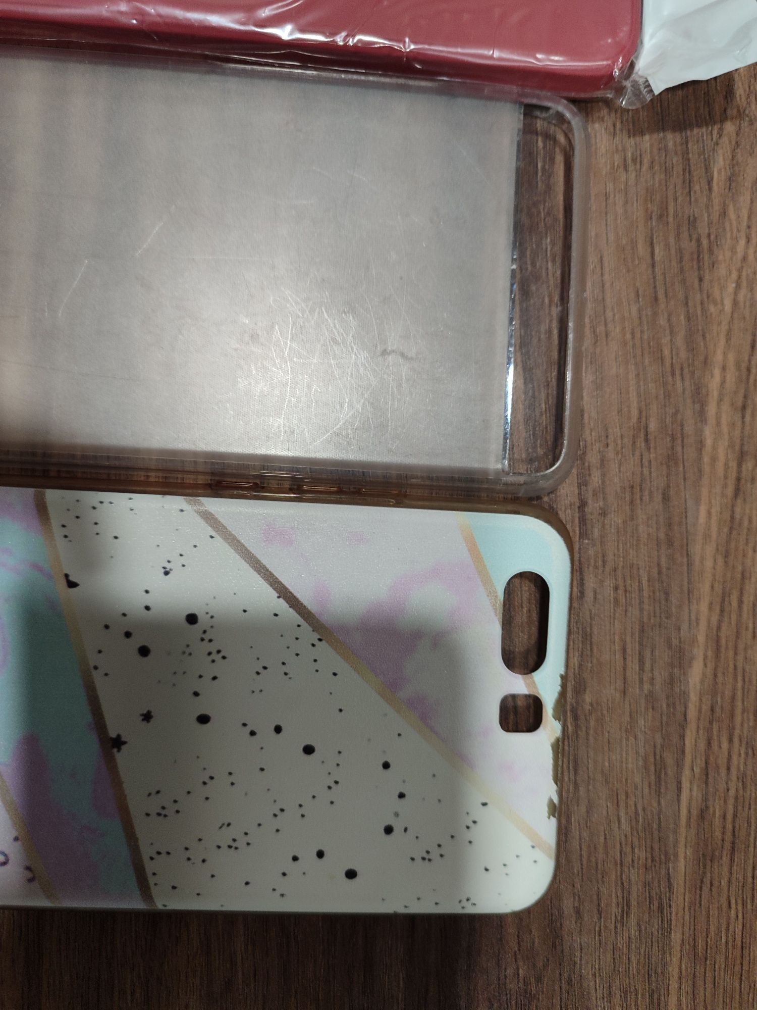 Чохли та скло 5 штук  на Huawei p10 plus