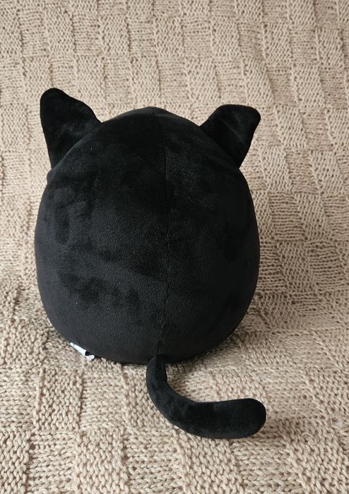 Przytulanka czarny kot nietoperz 30cm halloween zabawka pluszowa nowa