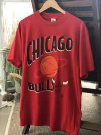 Czerwona koszulka Chicago Bulls vintage