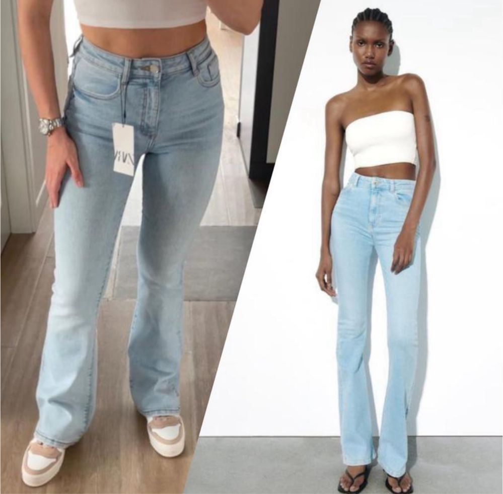 джинси Zara кльош