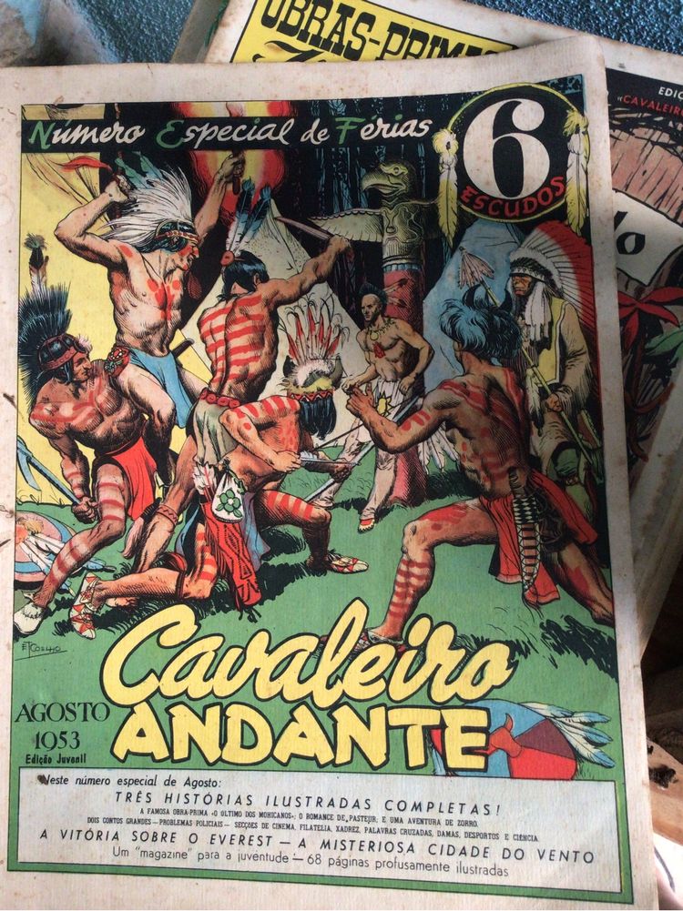 Banda desenhada Cavaleiro Andante Anos 50