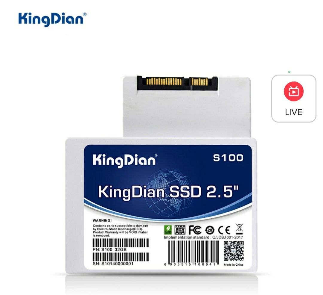 Kingdian SSD 512 Gb жёсткий диск, винчестер, накопитель. Новый!