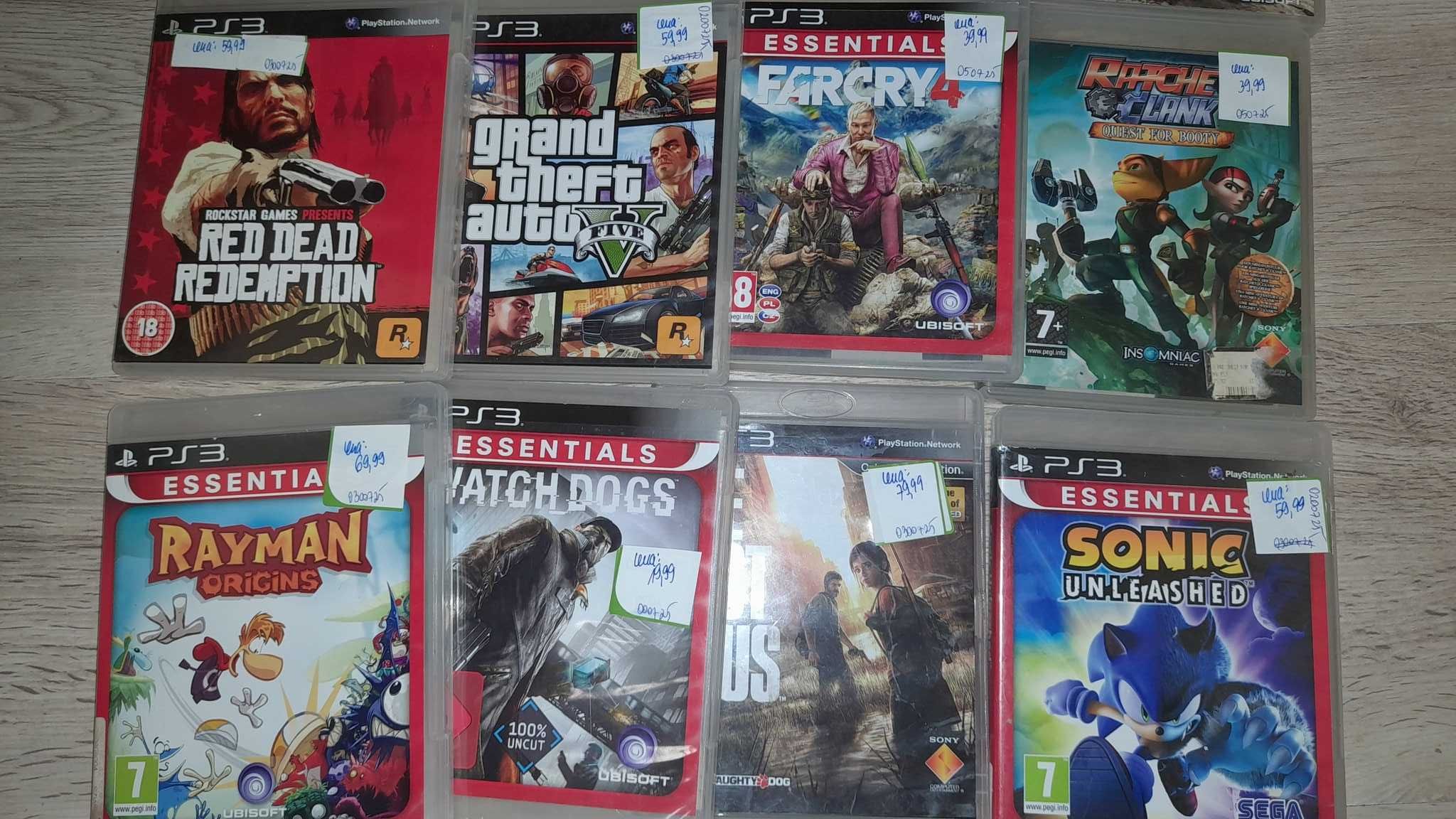 Sprzedam gry widoczne na zdjęciu, playstation 3, sklep Tychy