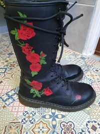 Dr. Martens Vonda 14 Eye Boot - Kozaki sznurowane