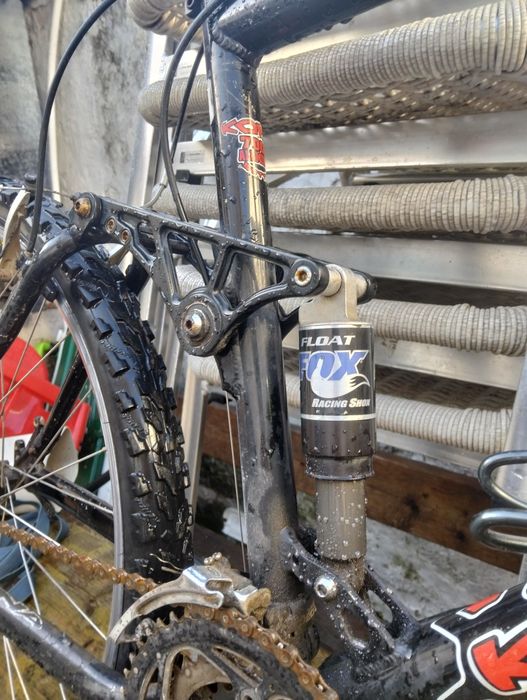 Bike com mola e suspensão