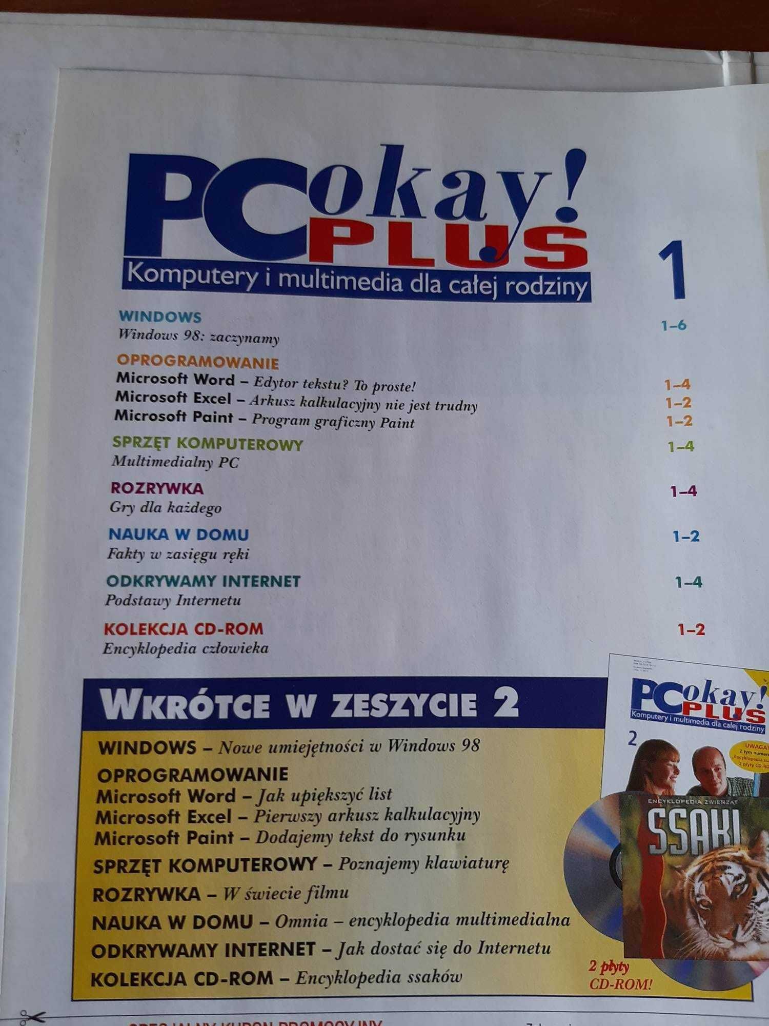 Czasopismo czasopisma PC okay! PLUS nr 1-6 segregator BEZ PŁYT CD-ROM