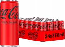 Coca Cola Zero Cukru 330ml - PAKIETY 12/16/24/32/48/88 Szybka Wysyłka!