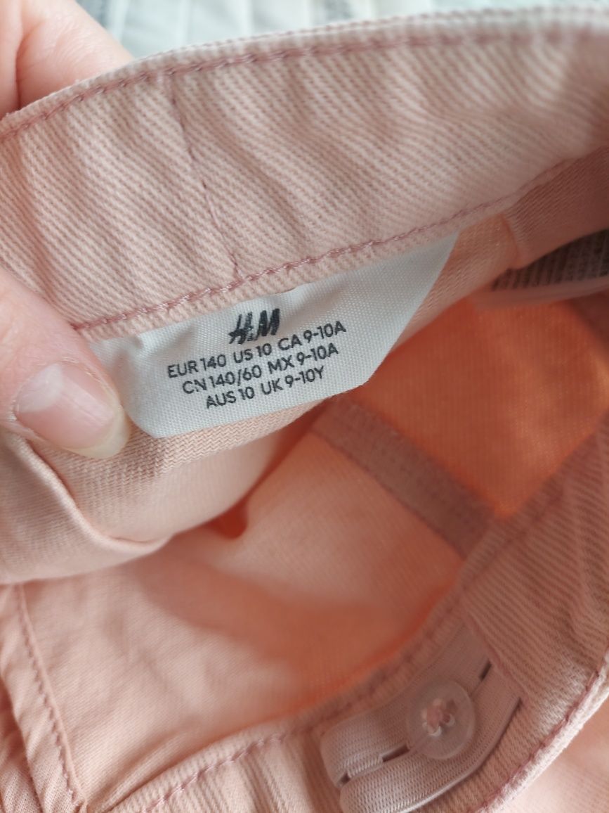 Спідниця джинсова рожева і чорна H&M
