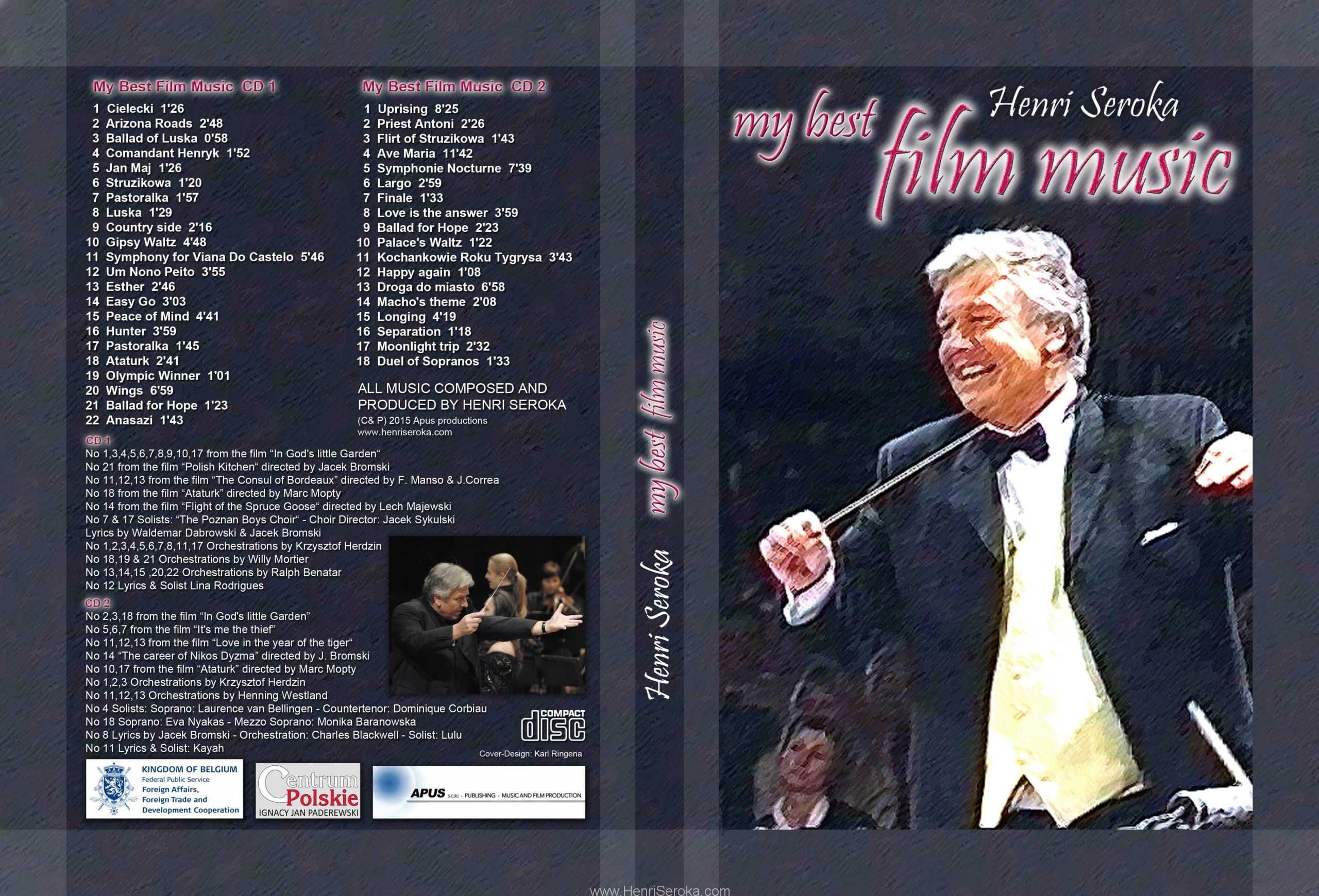 my best film music - Henri Seroka 2CD * nowa w folii