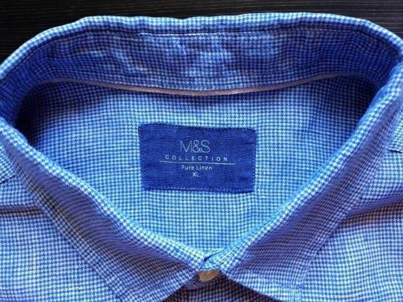 Рубашка Marks & Spencer® лён XL-XXL