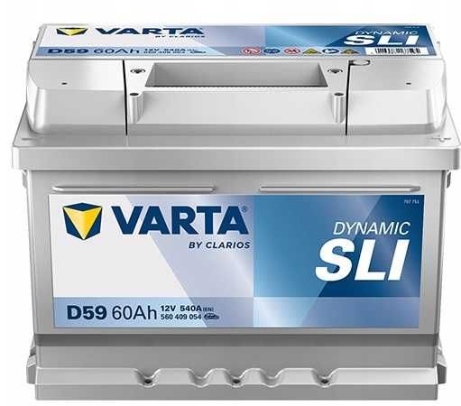 Akumulator Varta BLUE D59 60AH 540A P+ Radom WYSYŁKA